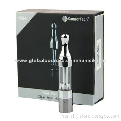 2014 Best Seller Metal Pyrex Glass Clearomizer Rebuildable Atomizer, Mini Protank 2